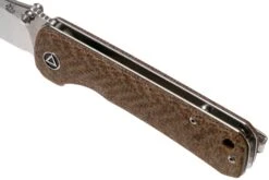 QSP Knife Hawk QS131-G Brown Micarta Couteau De Poche -Victorinox Boutique QS131 G 07 qsp