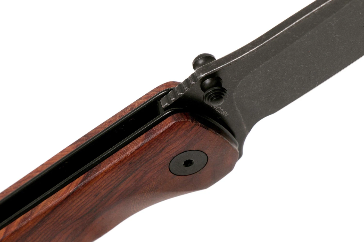 QSP Knife Hawk QS131-O2 Mkuruti Wood, Blackwashed, Couteau De Poche 8 QSP Knife Hawk QS131-O2 Mkuruti Wood, Blackwashed, Couteau De Poche – Image 6