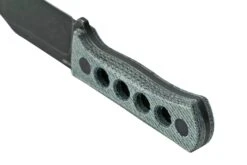 QSP Knife Canary QS141-D2 Blackwashed, Denim Micarta, Couteau De Cou -Victorinox Boutique QS141 D2 04 qsp