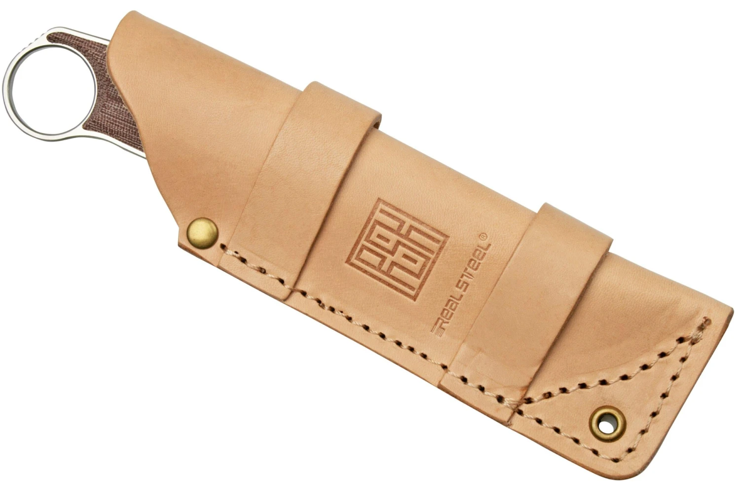 Real Steel Furrier Harpoon Red Micarta 3612RM Couteau Fixe, Ivan Braginets Design 9 Real Steel Furrier Harpoon Red Micarta 3612RM Couteau Fixe, Ivan Braginets Design – Image 7