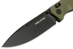 Real Steel Huginn 7652GB OD Green Black G10 Couteau De Poche -Victorinox Boutique RL7652GB 03 real steel