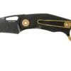 Real Steel Shade 7914 Black Black Gold Karambit Couteau De Poche, Poltergeist Design -Victorinox Boutique RL7914 01 real steel