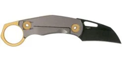 Real Steel Shade 7914 Black Black Gold Karambit Couteau De Poche, Poltergeist Design -Victorinox Boutique RL7914 02 real steel