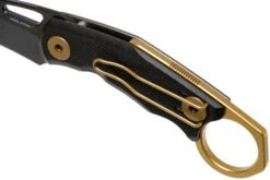 Real Steel Shade 7914 Black Black Gold Karambit Couteau De Poche, Poltergeist Design -Victorinox Boutique RL7914 07 real steel