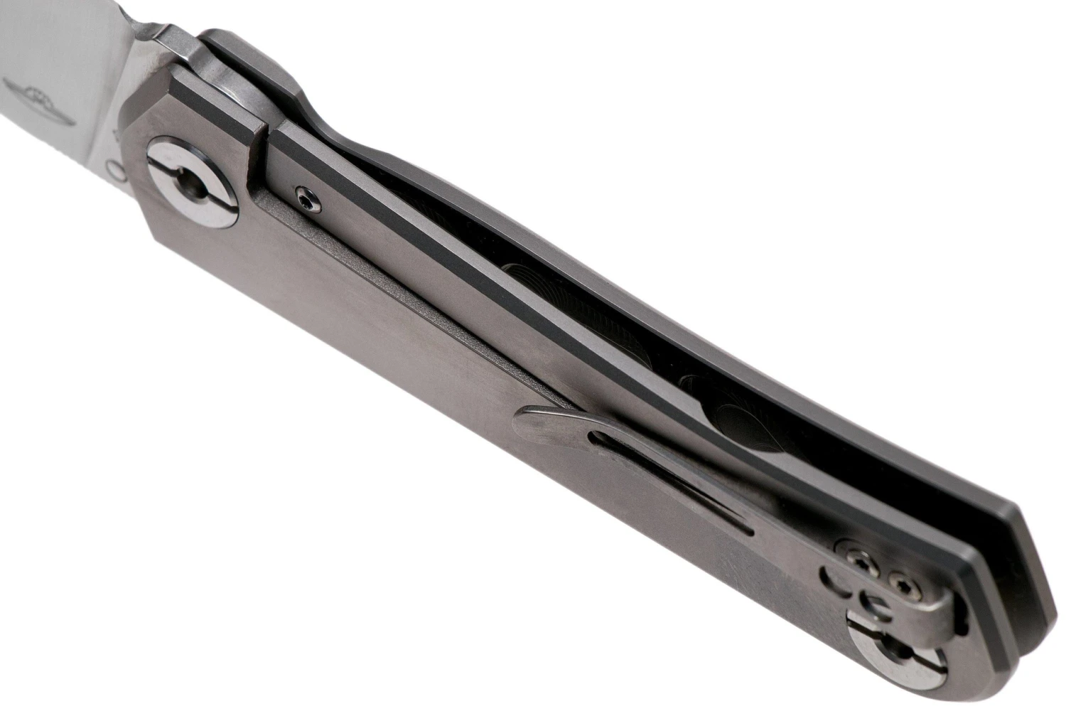 Real Steel Phasma, M390 Titanium, Thumb Stud 9225 Couteau De Poche, Poltergeist Design 13 Real Steel Phasma, M390 Titanium, Thumb Stud 9225 Couteau De Poche, Poltergeist Design – Image 11