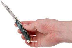 Robert Klaas US Trapper 95mm Blue Poplar Burl 412-1-2MAP-BL-TRS Couteau -Victorinox Boutique RS412 1 2MAP BL TRS 07 robert klaas rs412 1 2map bl trs 07