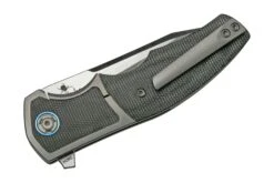 Reate Mini Crossroads M390, Black Micarta MCR-BLM Couteau De Poche, Kirby Lambert Design -Victorinox Boutique RT MCR BLM 05 reate