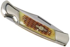 Rough Ryder Folding Hunter Amber Bone RR066 Couteau De Poche Lockback -Victorinox Boutique RY066 04 rough ryder