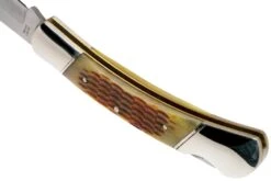Rough Ryder Folding Hunter Amber Bone RR066 Couteau De Poche Lockback -Victorinox Boutique RY066 05 rough ryder