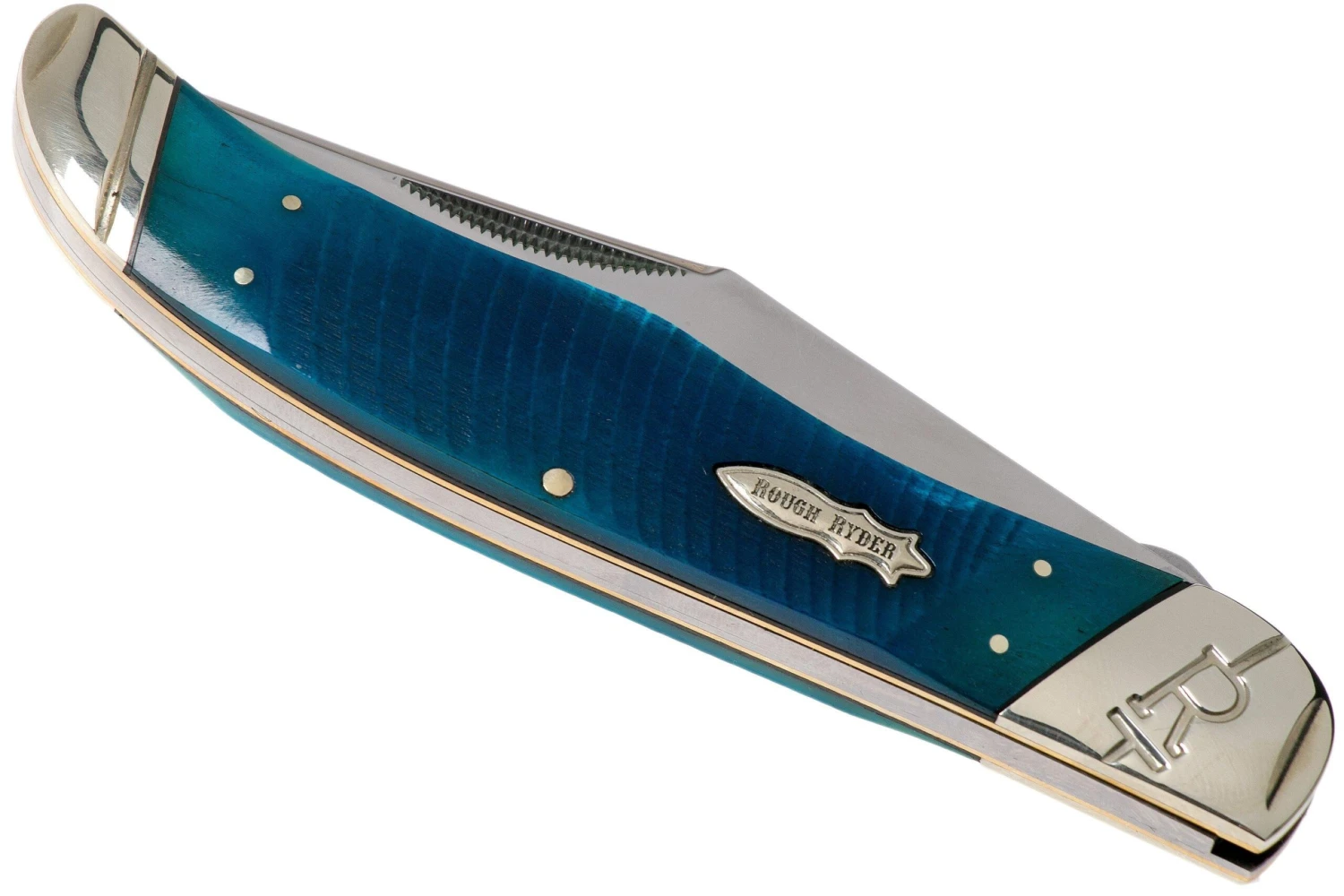 Rough Ryder Black & Blue Folding Hunter RR2117 Couteau De Poche 6 Rough Ryder Black & Blue Folding Hunter RR2117 Couteau De Poche – Image 4