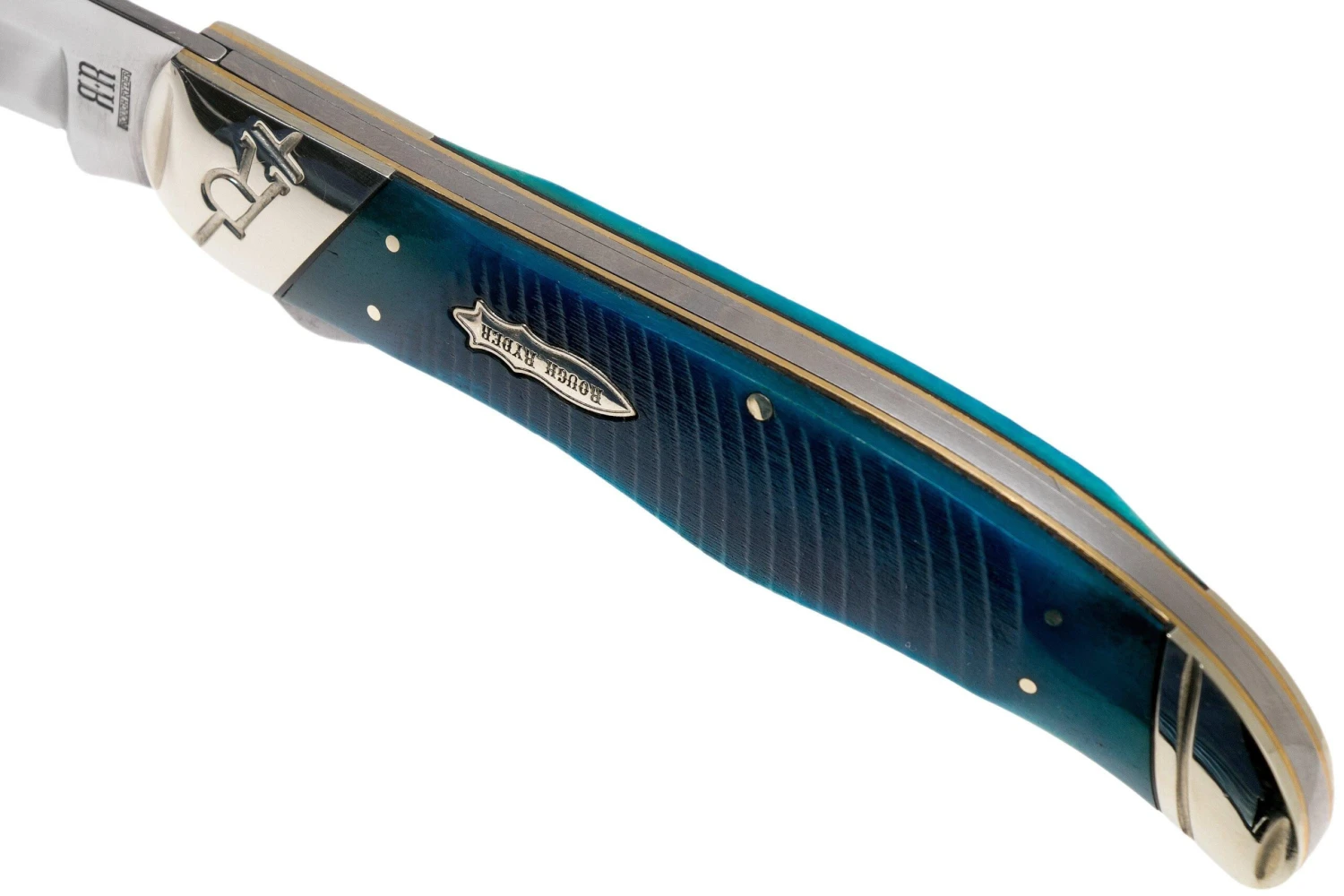 Rough Ryder Black & Blue Folding Hunter RR2117 Couteau De Poche 8 Rough Ryder Black & Blue Folding Hunter RR2117 Couteau De Poche – Image 6