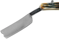 Rough Ryder Folding Razor Cinnamon Stag RR2159 Damascus Rasoir Coupe-choux -Victorinox Boutique RY2159 03 rough ryder