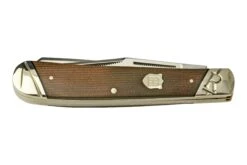 Rough Ryder Brown Burlap Trapper RR2330, Couteau De Poche -Victorinox Boutique RY2330 05 roughryder