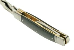 Rough Ryder Reserve Common Stock D2 Black Micarta, RRR008 Couteau De Poche Slipjoint -Victorinox Boutique RYR008 05 roughryder