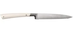 Lion Sabatier Edonist Perle Couteau Universel Lame Dentelée 12 Cm, Blanc, 807381 -Victorinox Boutique SA807381 02 lion sabatier edonist perie sa807381 02