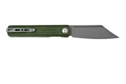 SENCUT Bronte SA08B Stonewashed, Green Micarta, Couteau De Poche -Victorinox Boutique SESA08B 02 sencut