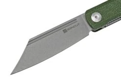 SENCUT Bronte SA08B Stonewashed, Green Micarta, Couteau De Poche -Victorinox Boutique SESA08B 03 sencut