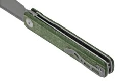 SENCUT Bronte SA08B Stonewashed, Green Micarta, Couteau De Poche -Victorinox Boutique SESA08B 04 sencut