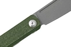 SENCUT Bronte SA08B Stonewashed, Green Micarta, Couteau De Poche -Victorinox Boutique SESA08B 05 sencut