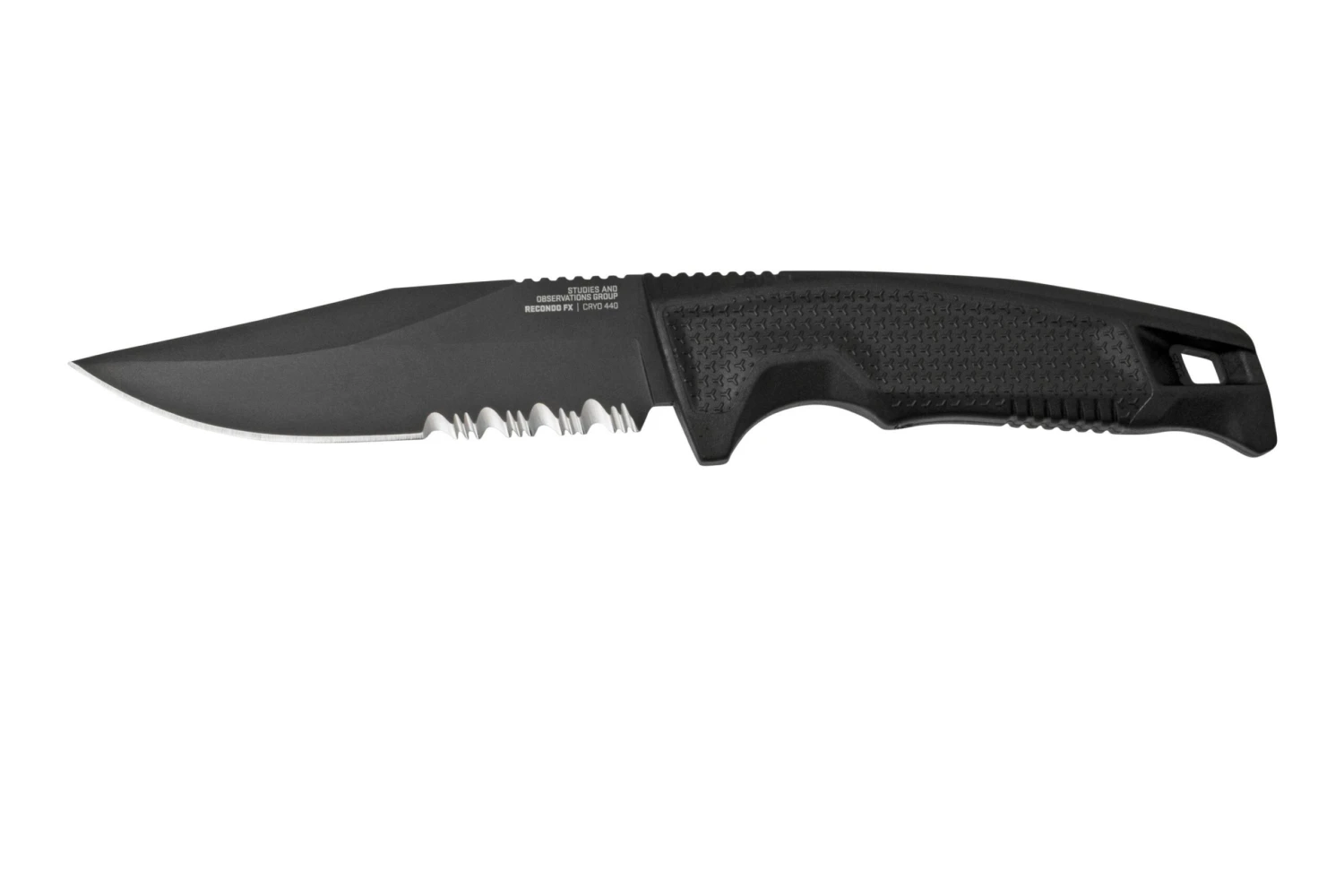 SOG Recondo FX, Black, Partially Serrated 17-22-02-57 Couteau Fixe 3 SOG Recondo FX, Black, Partially Serrated 17-22-02-57 Couteau Fixe