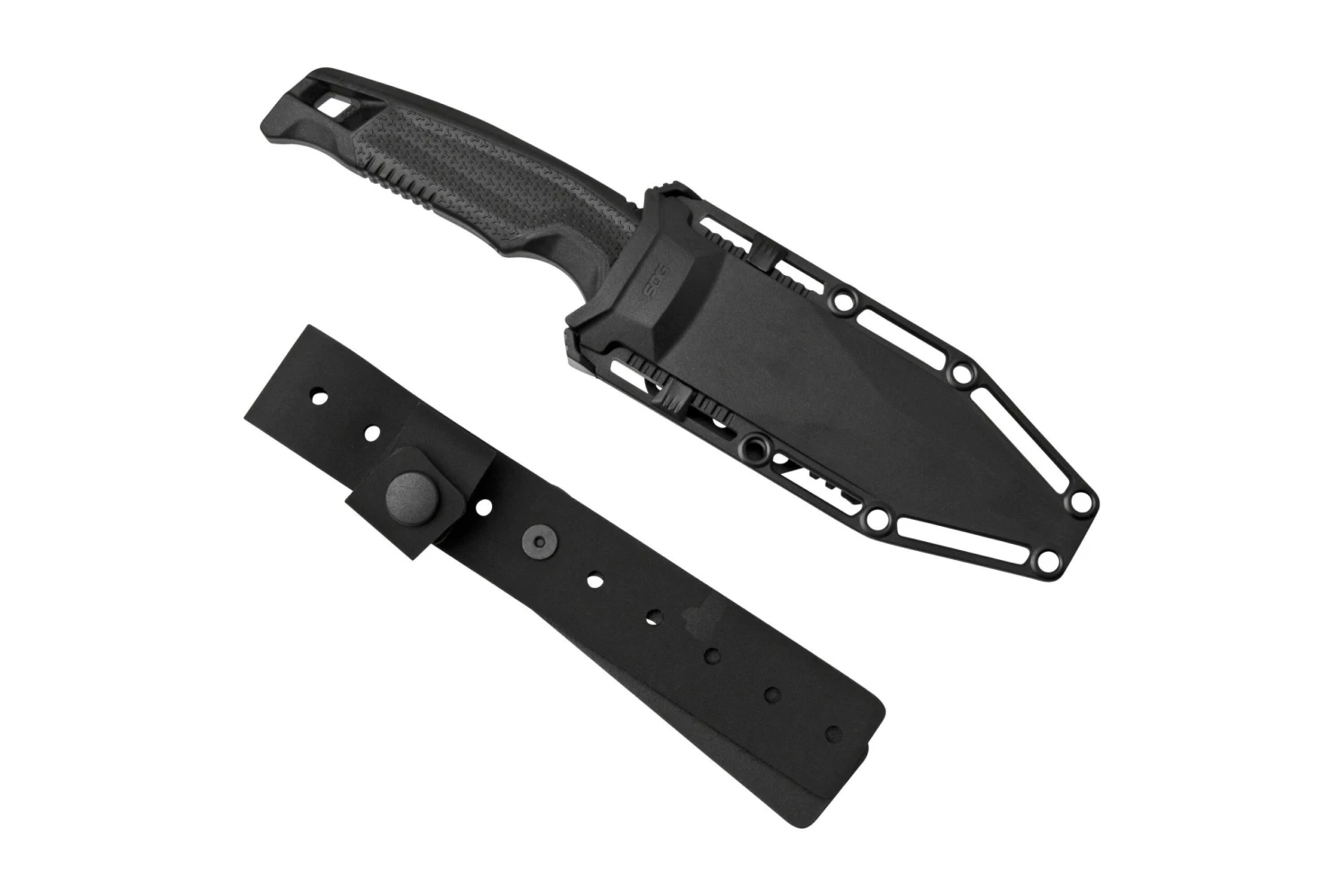 SOG Recondo FX, Black, Partially Serrated 17-22-02-57 Couteau Fixe 8 SOG Recondo FX, Black, Partially Serrated 17-22-02-57 Couteau Fixe – Image 6