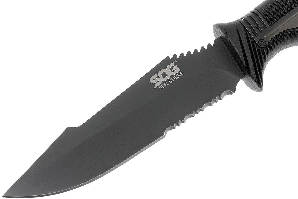 SOG Seal Strike Black, Deluxe Sheath SS1003-CP 5 SOG Seal Strike Black, Deluxe Sheath SS1003-CP – Image 3