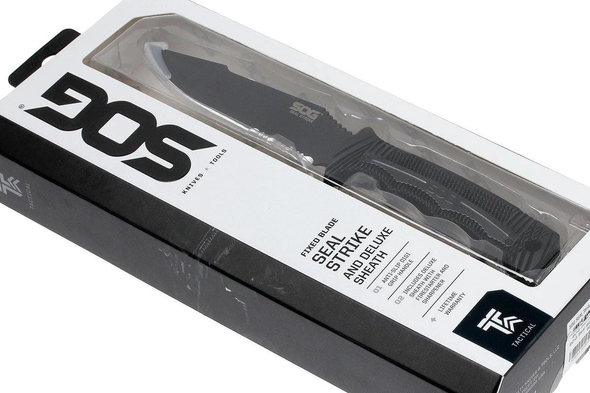 SOG Seal Strike Black, Deluxe Sheath SS1003-CP 13 SOG Seal Strike Black, Deluxe Sheath SS1003-CP – Image 11