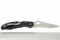 Spyderco Byrd Cara Cara 2, Manche FRN, Lame Demi-dentelée -Victorinox Boutique SPBY03PSBK 05 spyderco byrd cara cara2 frn spby03psbk2 d5