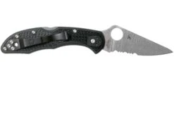 Spyderco Delica 4 Thin Blue Line C11FPSBKBL Couteau De Poche -Victorinox Boutique SPC11FPSBKBL 02 spyderco