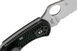 Spyderco Delica 4 Thin Blue Line C11FPSBKBL Couteau De Poche -Victorinox Boutique SPC11FPSBKBL 06 spyderco