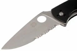 Spyderco Tenacious C122GPS Partly Serrated Couteau De Poche -Victorinox Boutique SPC122GPS 02 spyderco tenacious half gekarteld spc122gps d2
