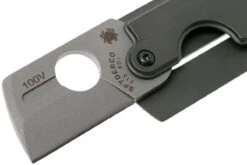 Spyderco Dogtag Grey C188ALP Gen4 Couteau De Poche, Serge Panchenko Design -Victorinox Boutique SPC188ALP 03 spyderco spc188alp 03