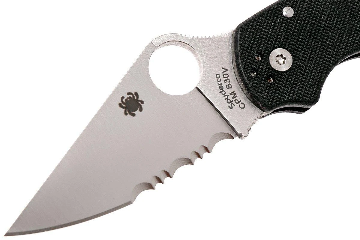 Spyderco Para 3 C223GPS Partly Serrated Couteau De Poche 5 Spyderco Para 3 C223GPS Partly Serrated Couteau De Poche – Image 3