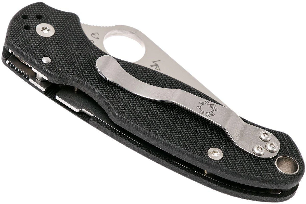 Spyderco Para 3 C223GPS Partly Serrated Couteau De Poche 6 Spyderco Para 3 C223GPS Partly Serrated Couteau De Poche – Image 4