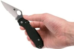 Spyderco Para 3 C223GPS Partly Serrated Couteau De Poche 17 Spyderco Para 3 C223GPS Partly Serrated Couteau De Poche -Victorinox Boutique SPC223GPS 08 spyderco spc223gps 08