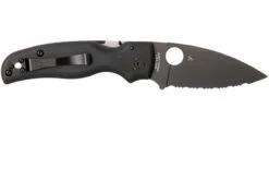 Spyderco Shaman C229GSBK Serrated Couteau De Poche, Sal Glesser Design 11 Spyderco Shaman C229GSBK Serrated Couteau De Poche, Sal Glesser Design -Victorinox Boutique SPC229GSBK 02 spyderco spc229gsbk 02