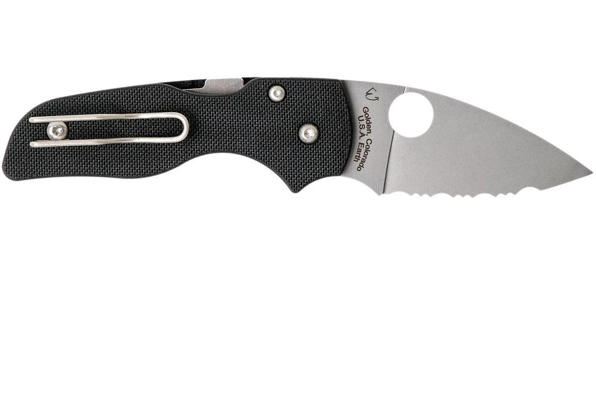 Spyderco Lil' Native Compression Lock C230GS Serrated Couteau De Poche 4 Spyderco Lil' Native Compression Lock C230GS Serrated Couteau De Poche – Image 2