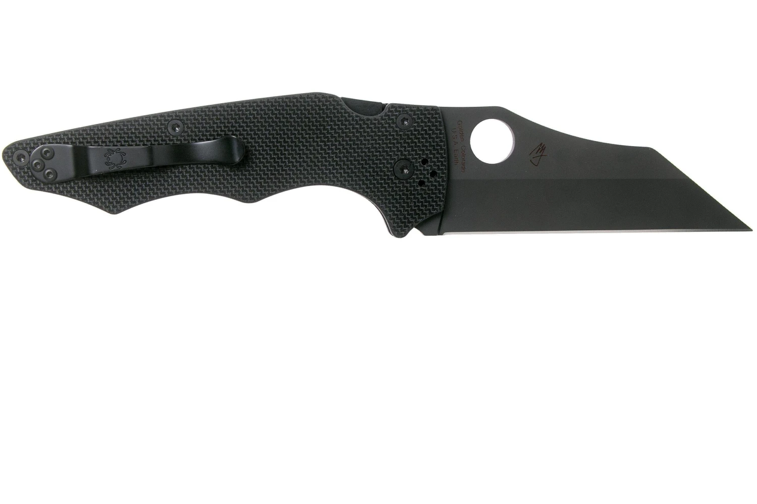 Spyderco YoJumbo Black C253GPBBK Black G10 Couteau De Poche, Michael Janich Design 4 Spyderco YoJumbo Black C253GPBBK Black G10 Couteau De Poche, Michael Janich Design – Image 2