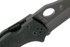 Spyderco YoJumbo Black C253GPBBK Black G10 Couteau De Poche, Michael Janich Design 14 Spyderco YoJumbo Black C253GPBBK Black G10 Couteau De Poche, Michael Janich Design -Victorinox Boutique SPC253GPBBK 06 spyderco