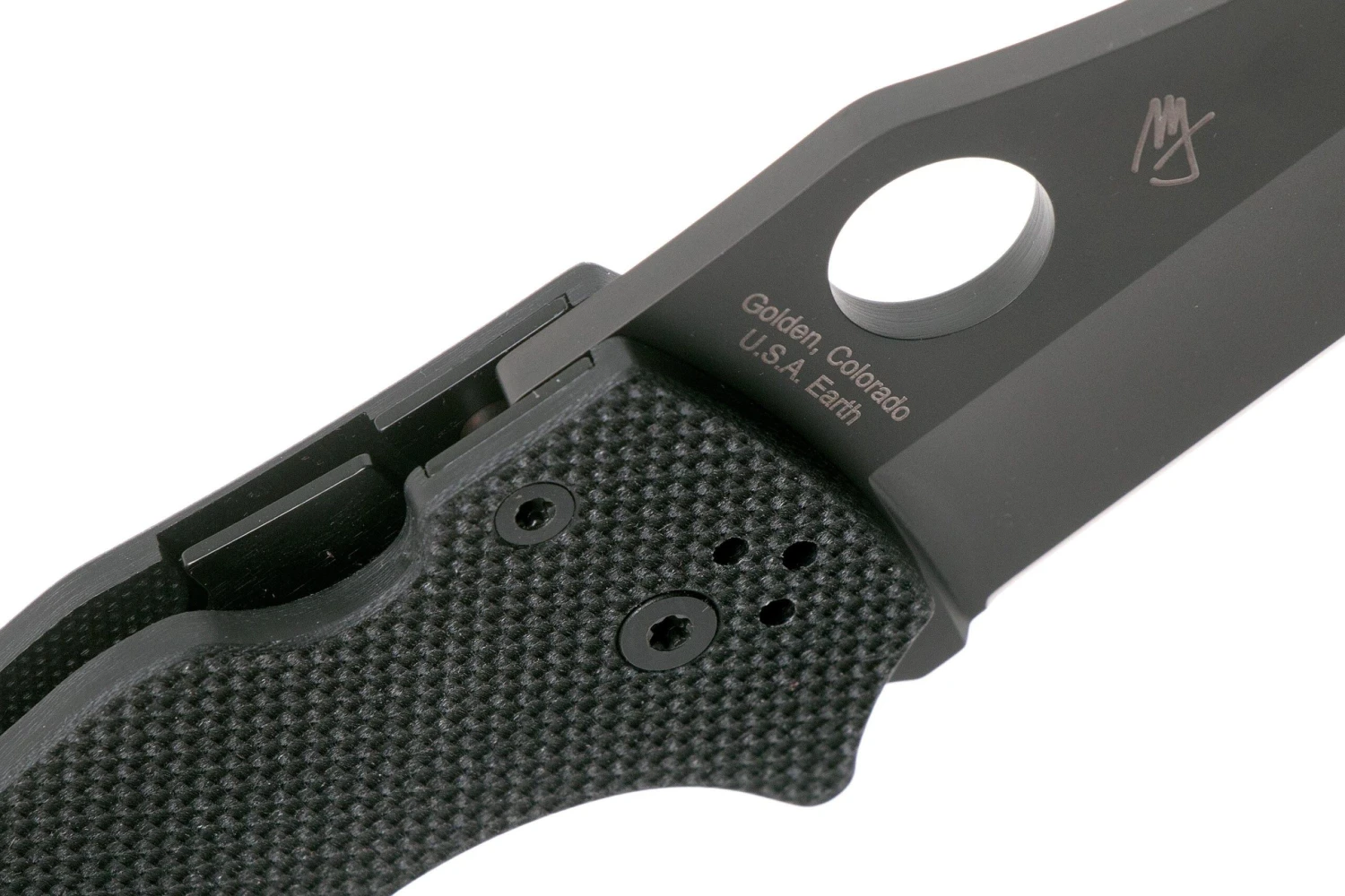 Spyderco YoJumbo Black C253GPBBK Black G10 Couteau De Poche, Michael Janich Design 8 Spyderco YoJumbo Black C253GPBBK Black G10 Couteau De Poche, Michael Janich Design – Image 6