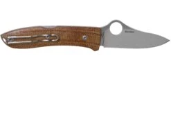 Spyderco SpyOpera C255CMP Brown Canvas Micarta Couteau De Poche -Victorinox Boutique SPC255CMP 02 spyderco v202106