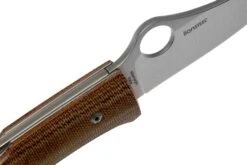 Spyderco SpyOpera C255CMP Brown Canvas Micarta Couteau De Poche -Victorinox Boutique SPC255CMP 06 spyderco