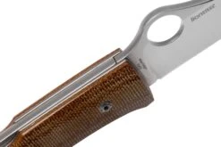 Spyderco SpyOpera C255CMP Brown Canvas Micarta Couteau De Poche -Victorinox Boutique SPC255CMP 06 spyderco v202106