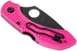 Spyderco C28FPPNS30VBK2 Dragonfly 2 Pink Heals Lightweight Pink Black Blade -Victorinox Boutique SPC28FPPNS30VBK2 04 spyderco