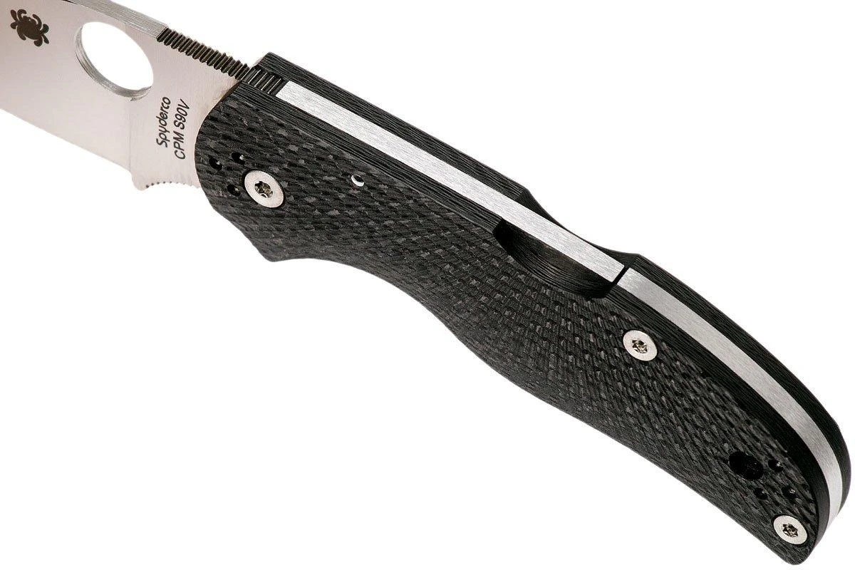 Spyderco Native 5 Fluted Carbonfiber S90V C41CFFP5 Couteau De Poche 9 Spyderco Native 5 Fluted Carbonfiber S90V C41CFFP5 Couteau De Poche – Image 7