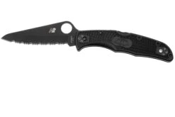 Spyderco Pacific Salt 2 Black C91SBBK2 Serrated Couteau De Poche
