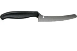 Spyderco Z-Cut K13SBK Couteau Universel 11 Cm, Noir, Dentelé -Victorinox Boutique SPK13SBK 02 spyderco