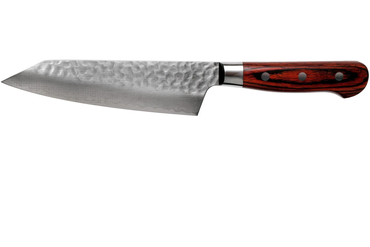 Sakai Takayuki 33-Layer Damascus Kengata 16 Cm Bois Mahonie, 07399 3 Sakai Takayuki 33-Layer Damascus Kengata 16 Cm Bois Mahonie, 07399