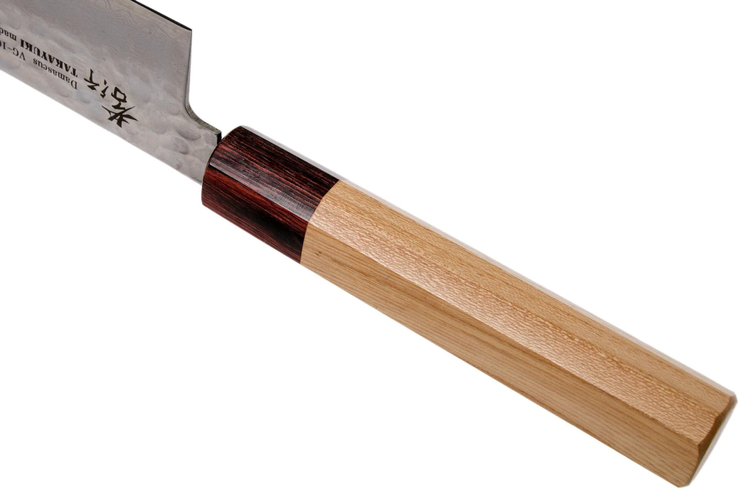 Sakai Takayuki Santoku 33-Layer Damascus Hammered WA 17 Cm 6 Sakai Takayuki Santoku 33-Layer Damascus Hammered WA 17 Cm – Image 4