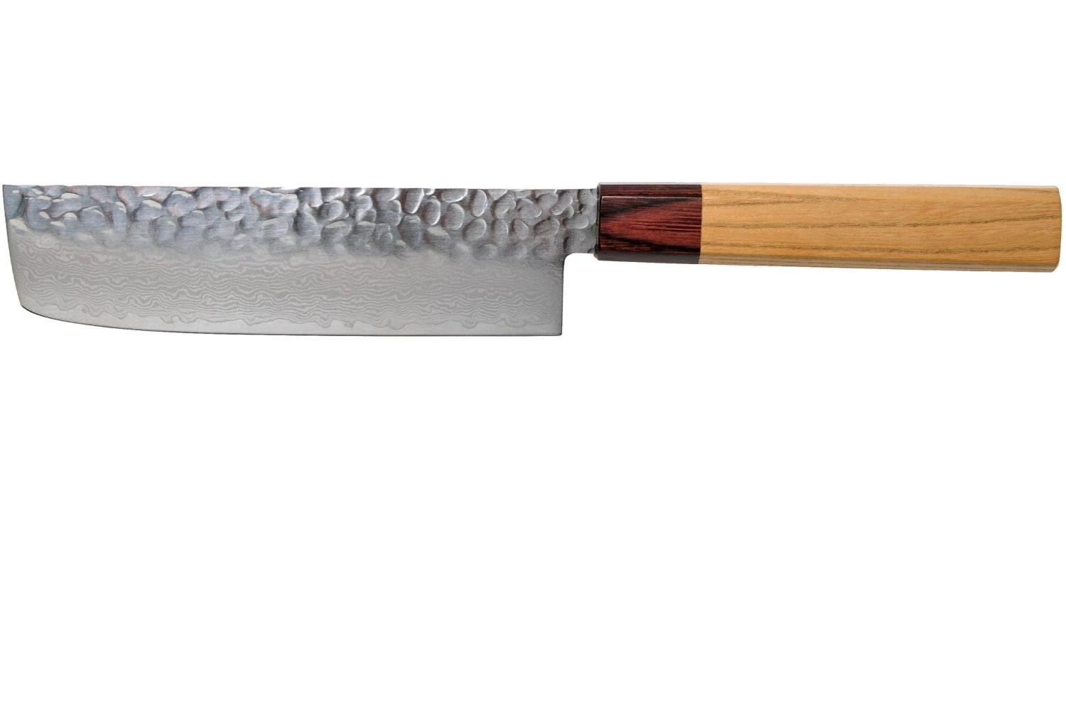 Sakai Takayuki Nakiri 33-Layer Damascus Hammered WA 16 Cm 3 Sakai Takayuki Nakiri 33-Layer Damascus Hammered WA 16 Cm